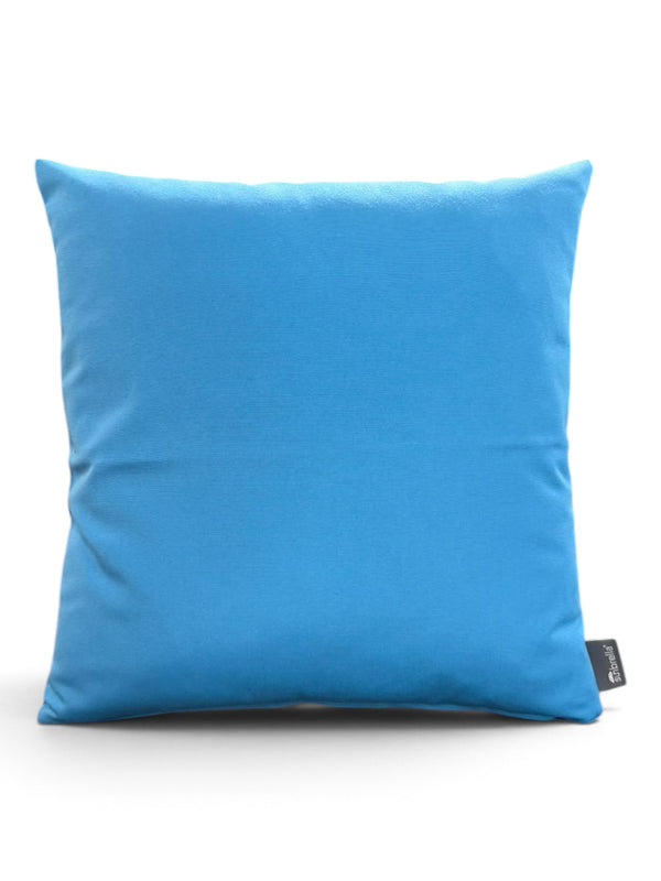 Blue outdoor cushion 45x45 – Sunbrella Solids Cyan