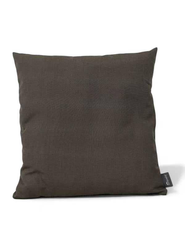 Sunbrella Zierkissen 45x45 Solids Dark Smoke
