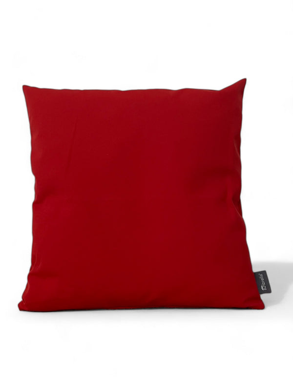 Sunbrella Zierkissen 45x45 Solids Logo Red