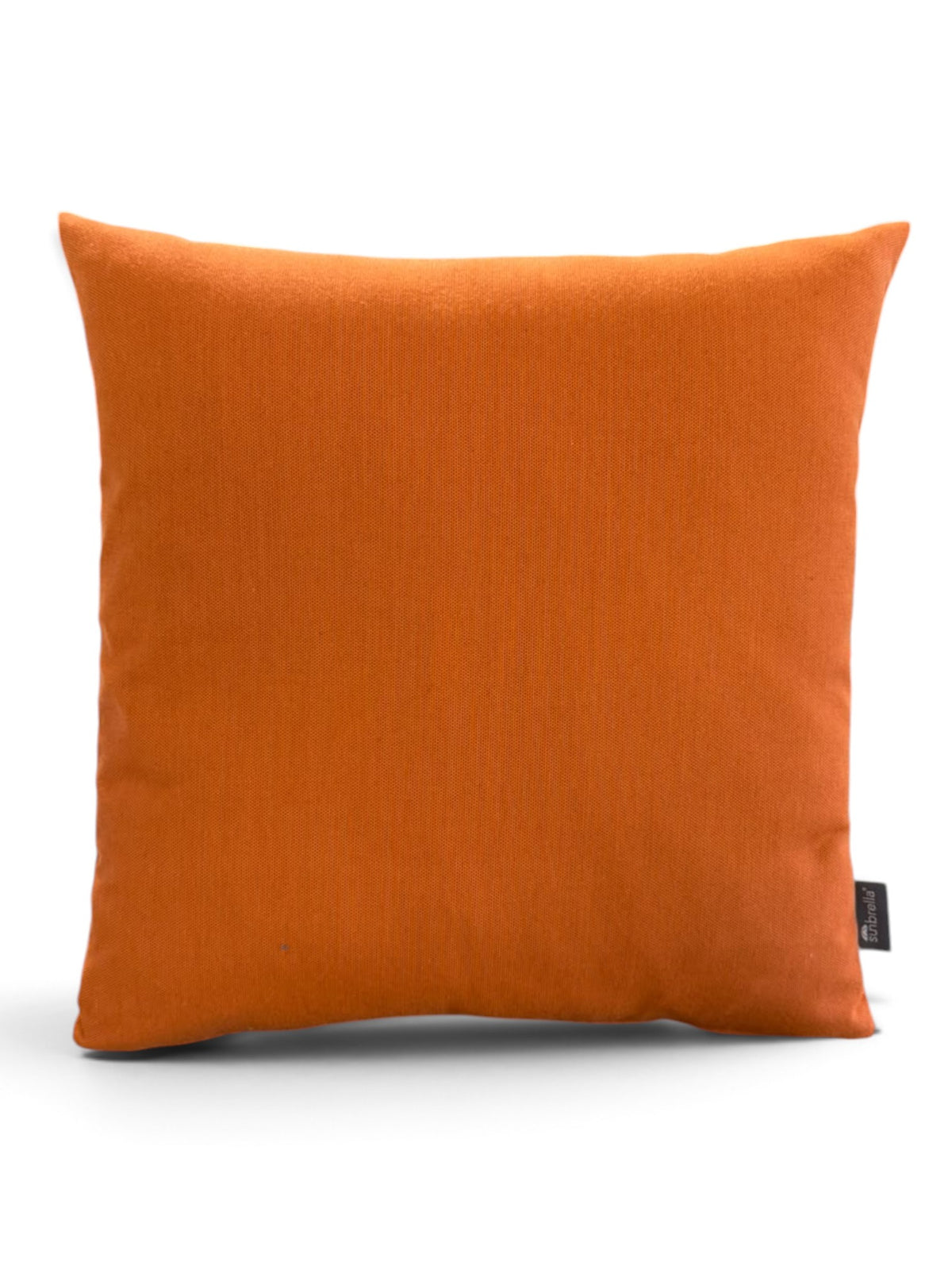 Sunbrella outdoor cushion 45x45 Solids Pumpkin