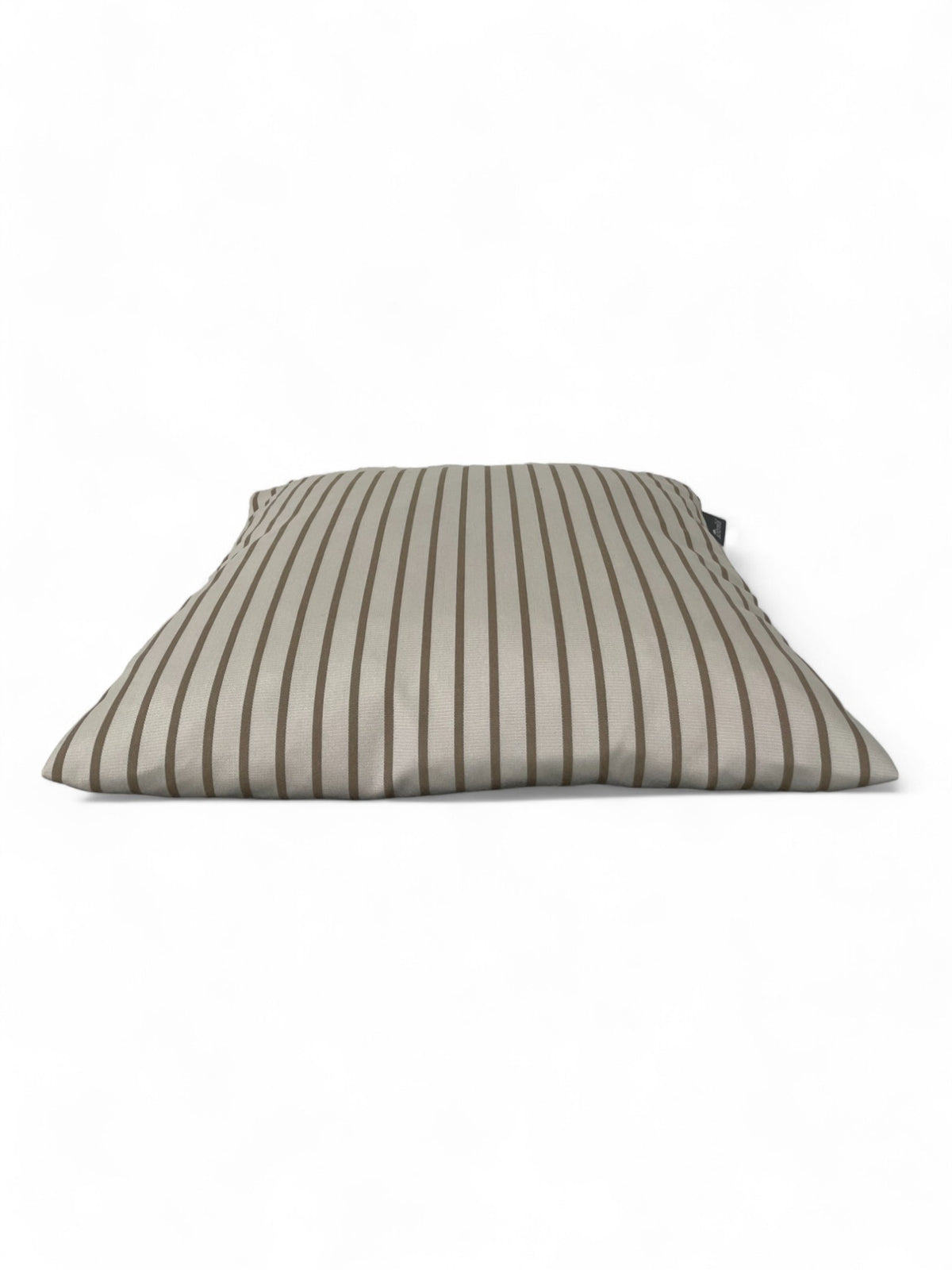Sunbrella sierkussen 45x45 Solids riviera white-chanvre stripe
