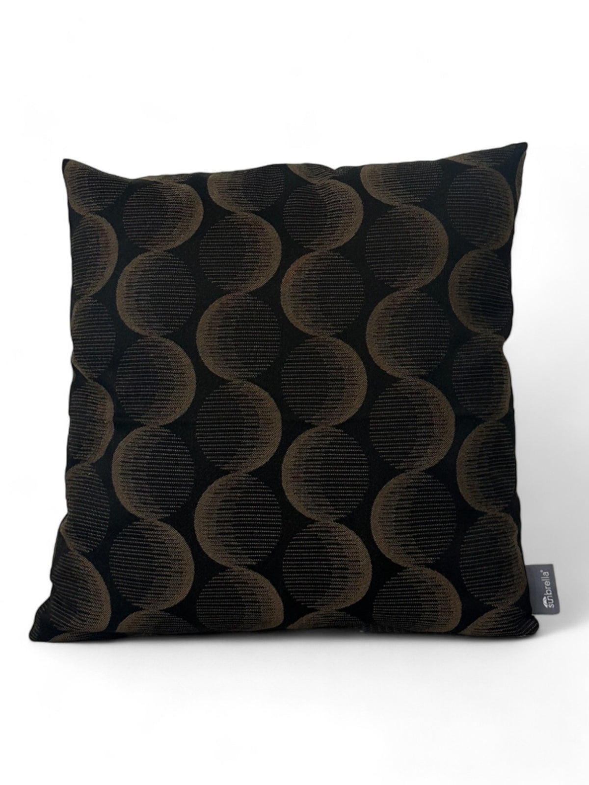 Sunbrella sierkussen 45x45 Jacquard circle walnut