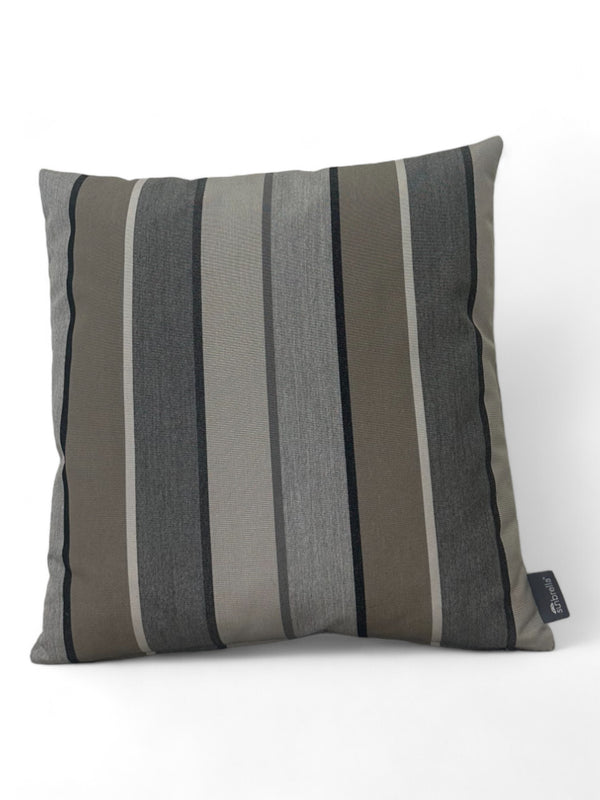 Sunbrella Zierkissen 45x45 Solids quadri grey